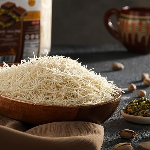 Miniatura 6 de BISVUA Kataifi seco a granel de 11.0 lbs (11 libras) - Perfecto para barra de chocolate viral Dubai rellenos de pistacho postres knafeh, kunafa y