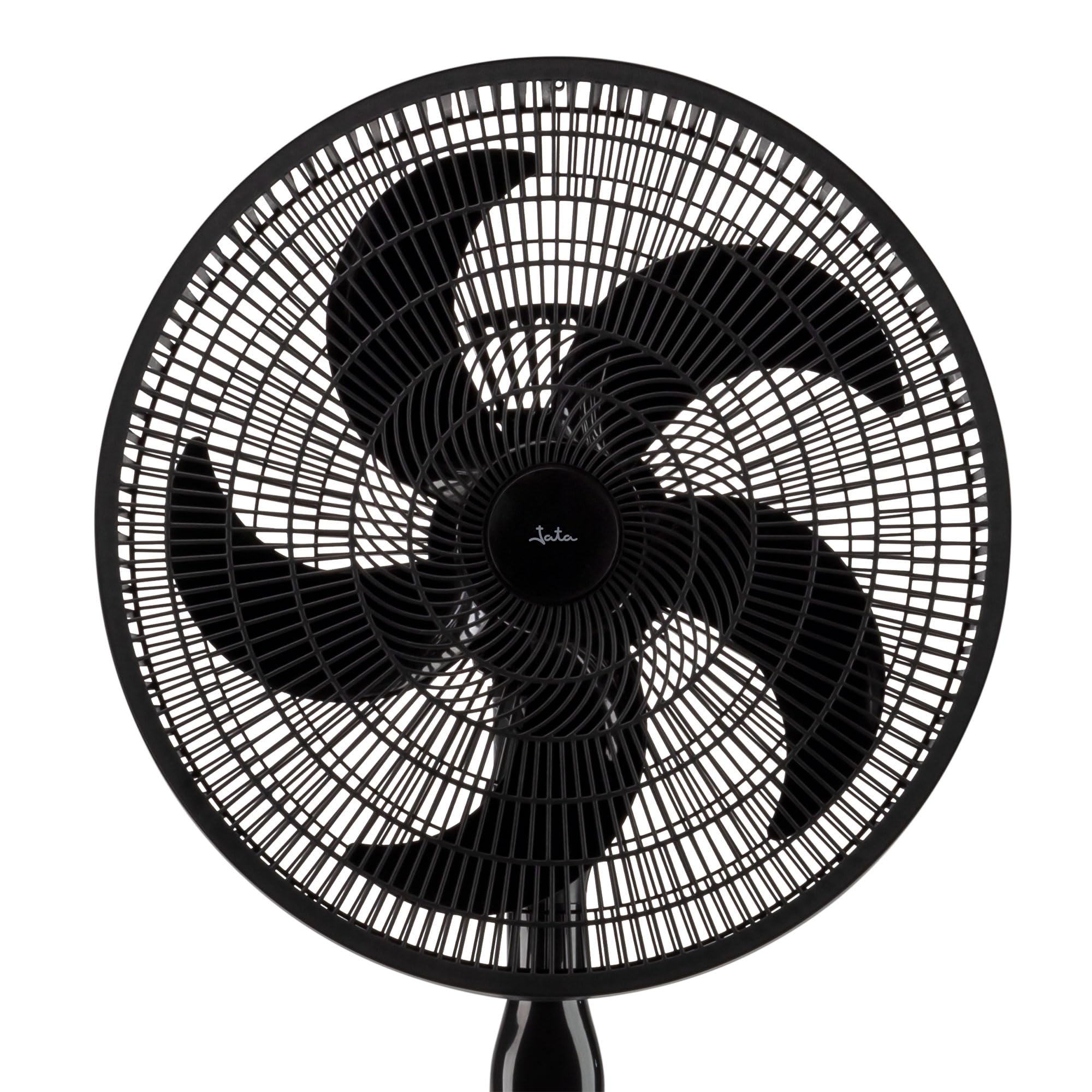 JATA JVVP3063 - Ventilador de Pie con Mando 50 W, Ventilador Oscilante Silencioso 40 cm, 5 Aspas, Temporizador 8 h, Altura Regulable 135 cm, Gran Caudal 3540 m³/h