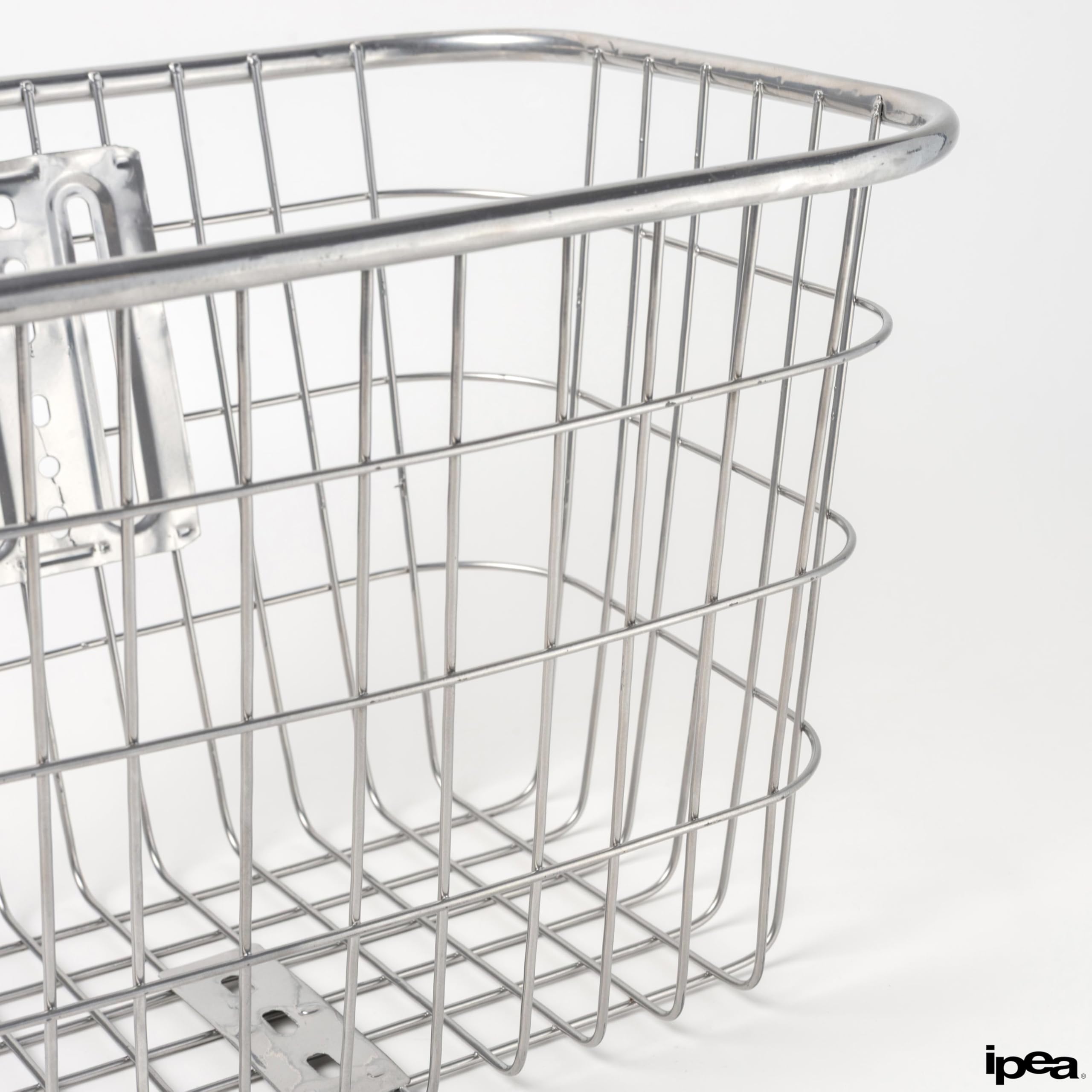Cestino Bicicletta Anteriore in Metallo 35x27x24 cm Antiruggine IPEA