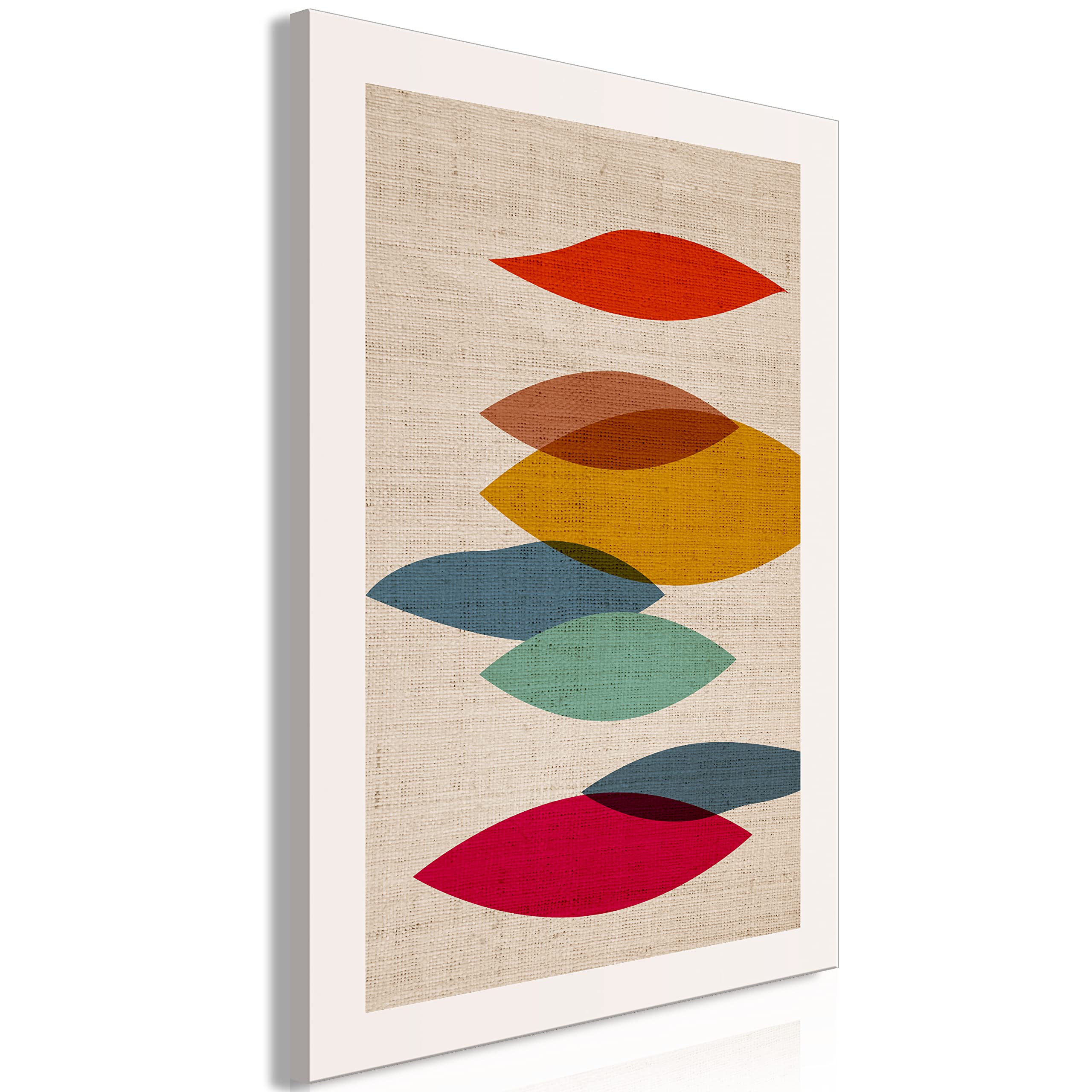 murando Cuadro Acústico Abstracto 80x120 cm espuma acústica absorbe | sonido aislamiento lienzo de 1 pieza Impresión Artística Decoración de Pared Naturaleza Pradera Campo