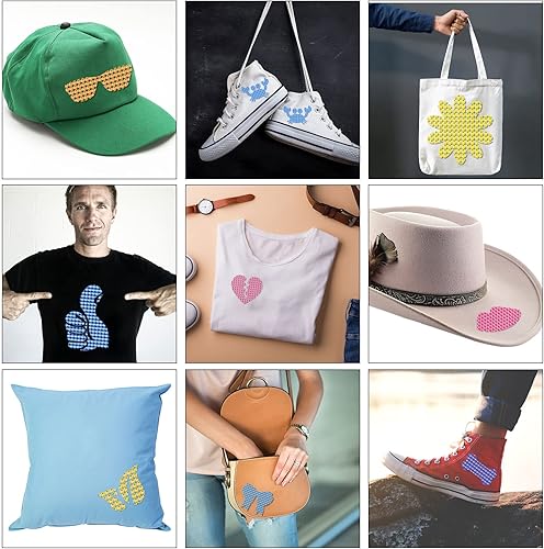 Miniatura 6 de GGLTECK - Kit de herramientas de aplicación de diamantes de imitación Hotfix con 7 tamaños diferentes, 5304 piezas de diamantes de imitación, kit de