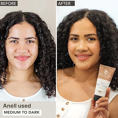 Miniatura 2 de Fabricado en Estados Unidos con ingredientes naturales y orgánicos - Loción autobronceadora facial, autobronceador no tóxico para la cara, loción