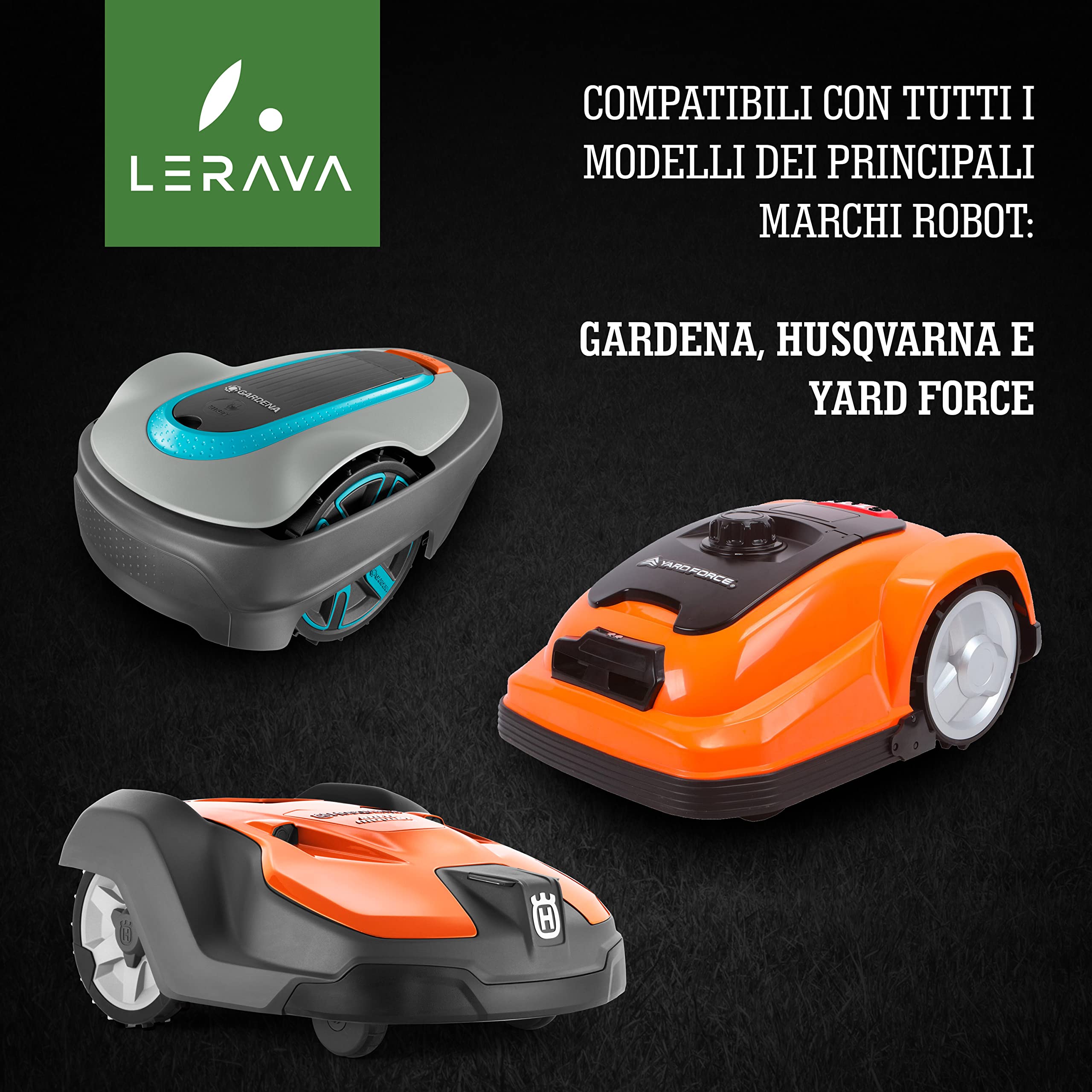 45 lame in titanio per tutti i robot tagliaerba Husqvarn/Automower 45 lame in titanio per tutti i robot tagliaerba Husqvarn/Automower