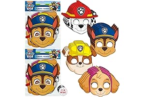 Paw Patrol Superhero Masks - 16 Pieces