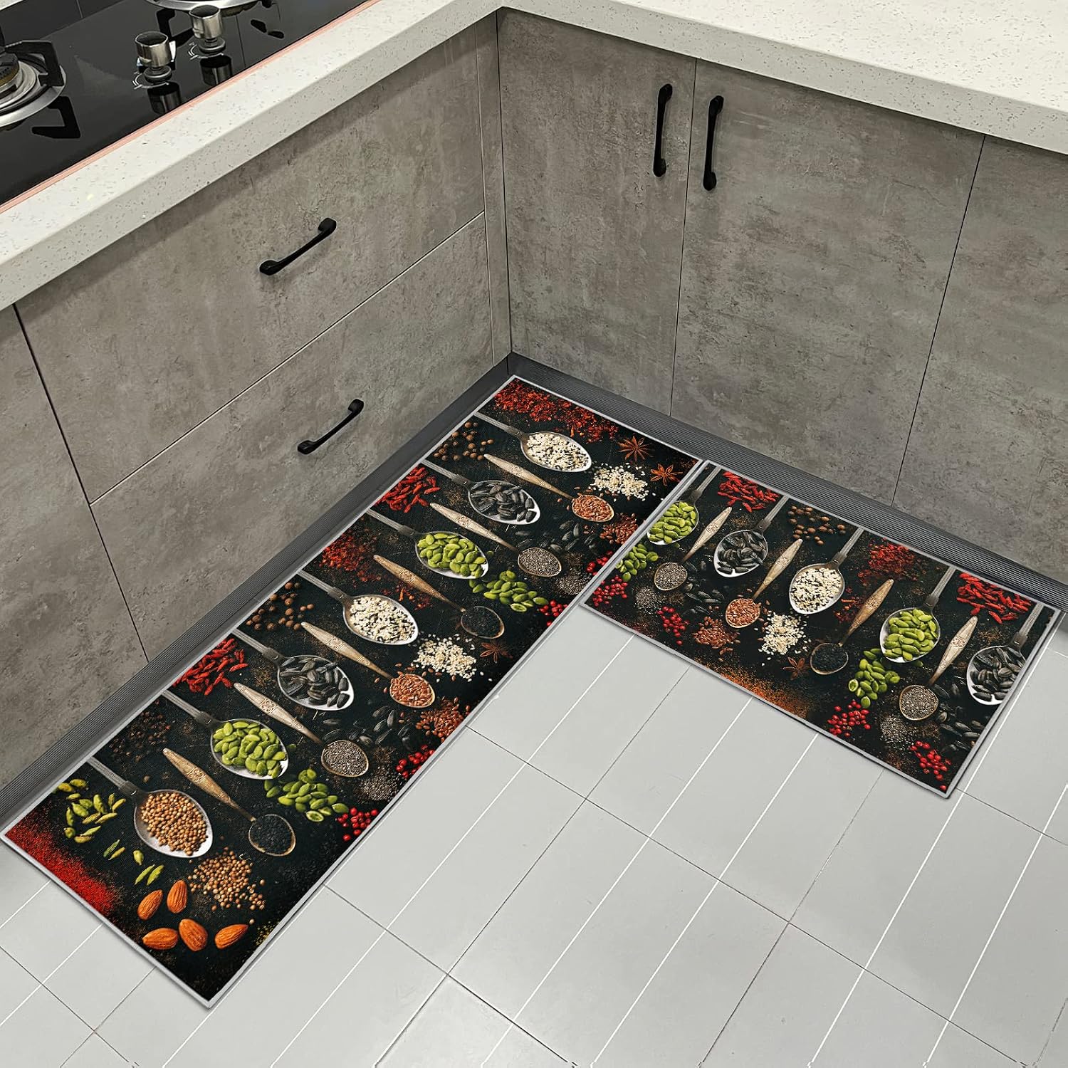Tapis De Cuisine SUD TRADING 60 X 40 Cm - Dessous En PVC - Neuf Avec étiquettes