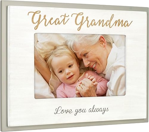 Miniatura 2 de Malden International Designs 80116-46 - Láser para abuela 4 x 6 para el Día de la Madre, color blanco, gris