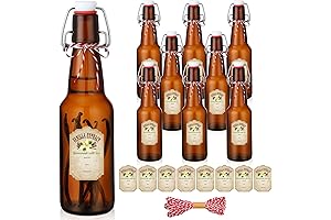 Swing Top Glass Bottles for Homemade Vanilla Extract