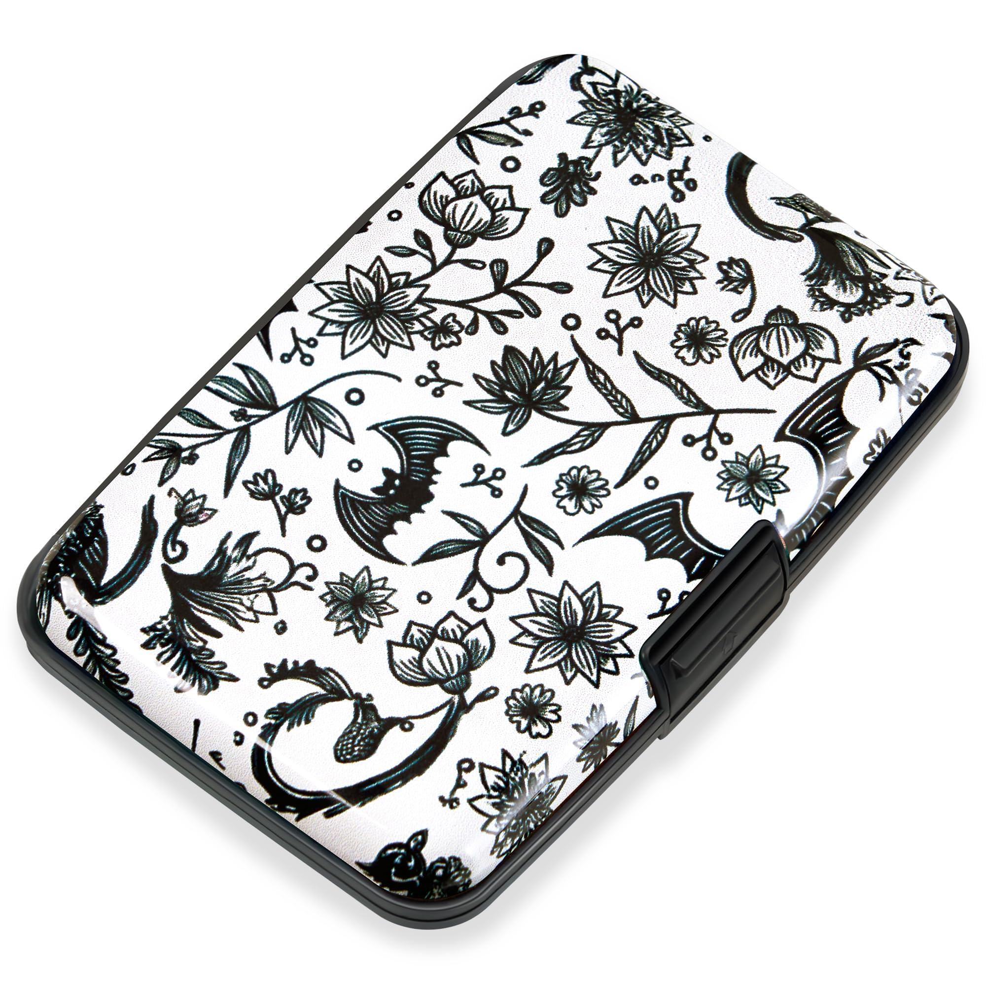Mayski Credit Card Holder for Women RFID Blocking Wallet, Bat