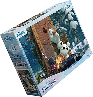 بازل بتصميم شخصية اولاف ديزني من نيلكو، 24 قطعة، حجم XXL (كبير جدًا)