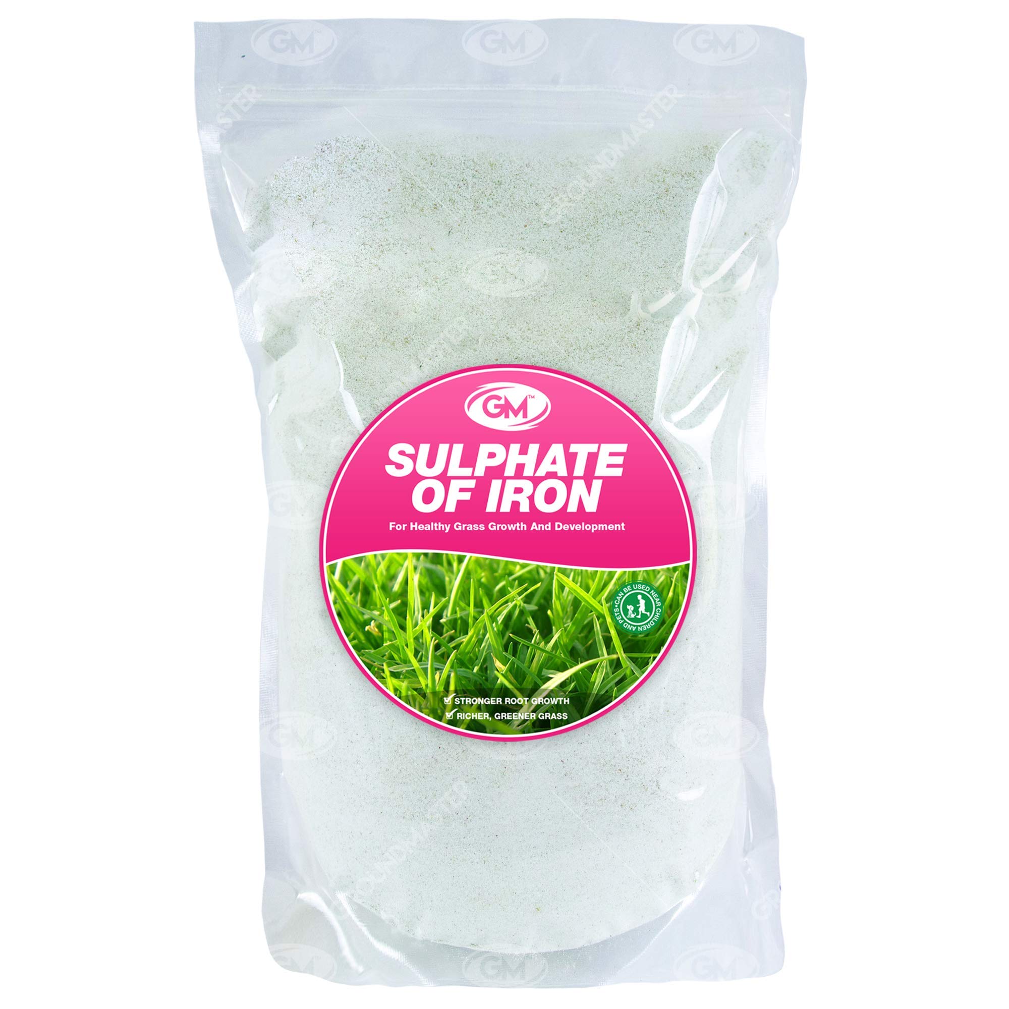 GroundMasterSulphate of Iron Fertiliser Premium Garden Grass Feed (5KG)