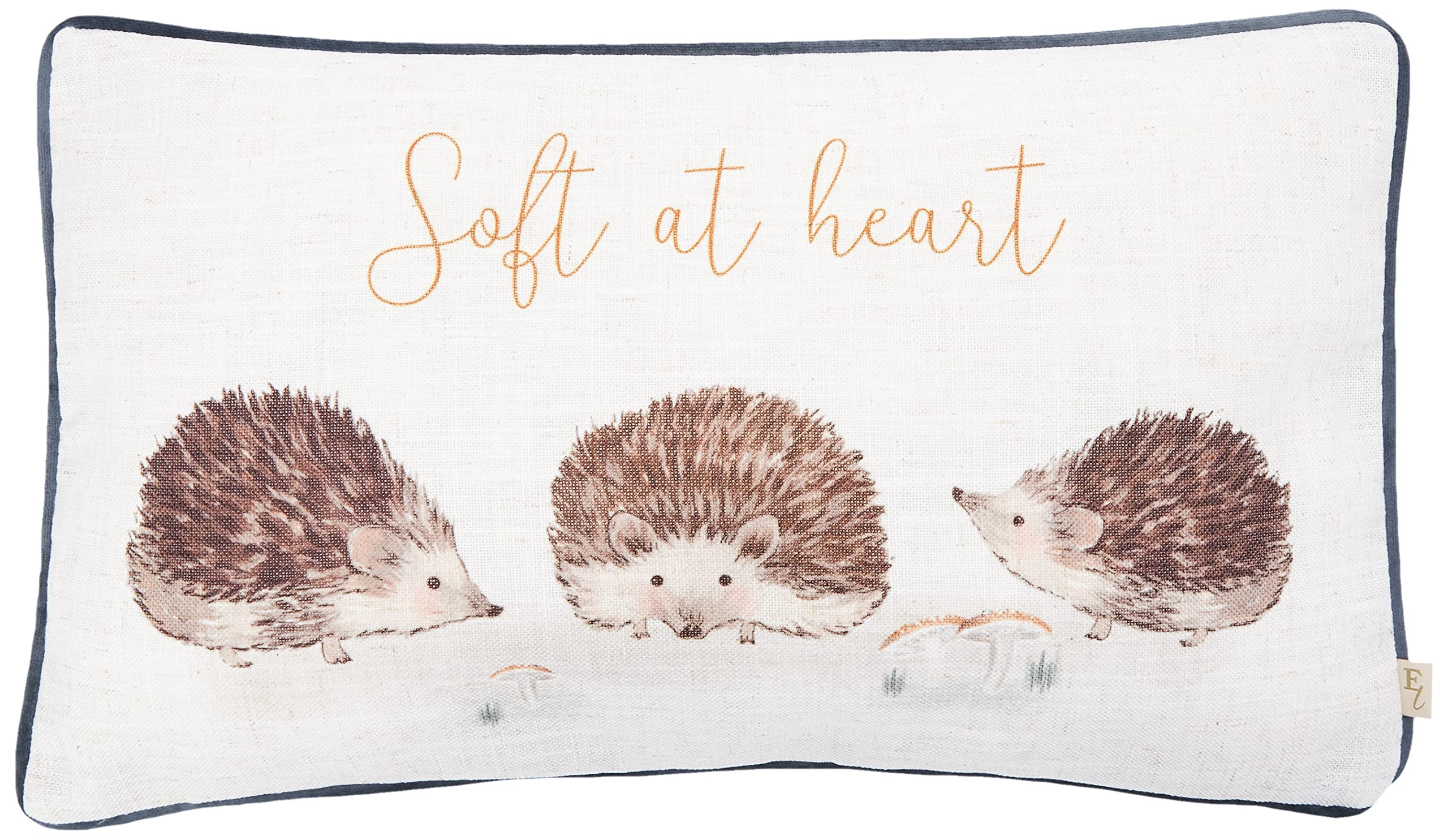 Evans Lichfield Oakwood Hedgehogs Cushion Cover, Multi, 30 x 50cm
