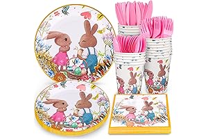 Atonofun Easter Party Supplies Bulk (Serves 24)
