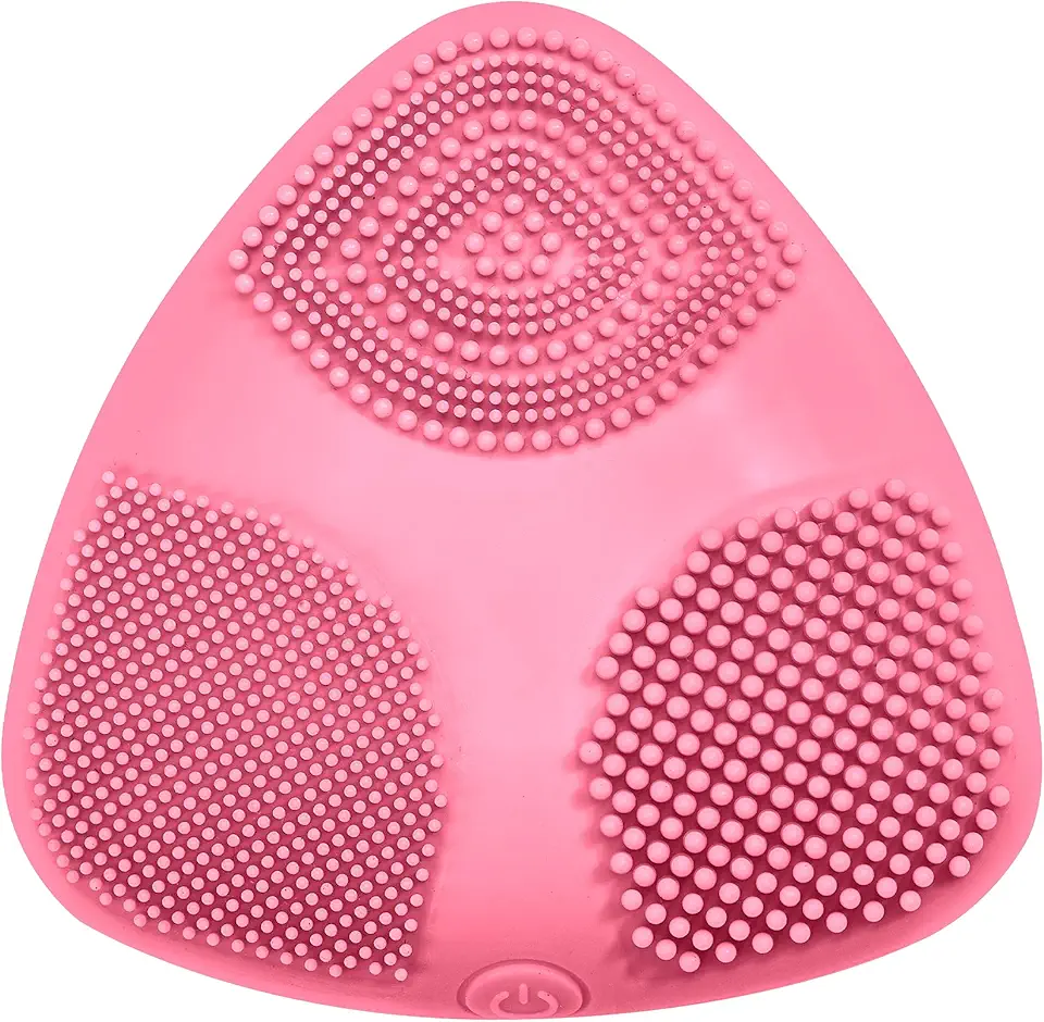 Conair True Glow Da Skinpod Escova De Limpeza Facial De Silicone Com 3 Zonas De Escova E Vantagem Sônica Operada Por Bateria