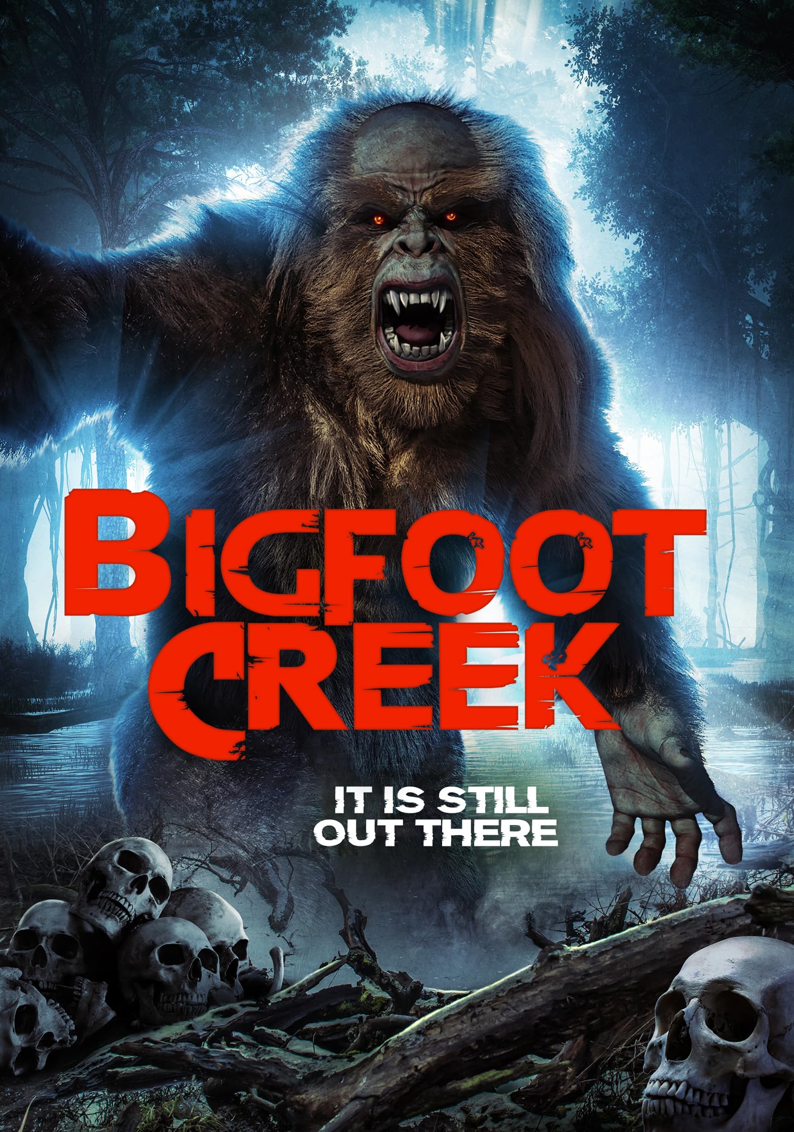 Película premium Bigfoot Creek DVD con carátula original importada de USA