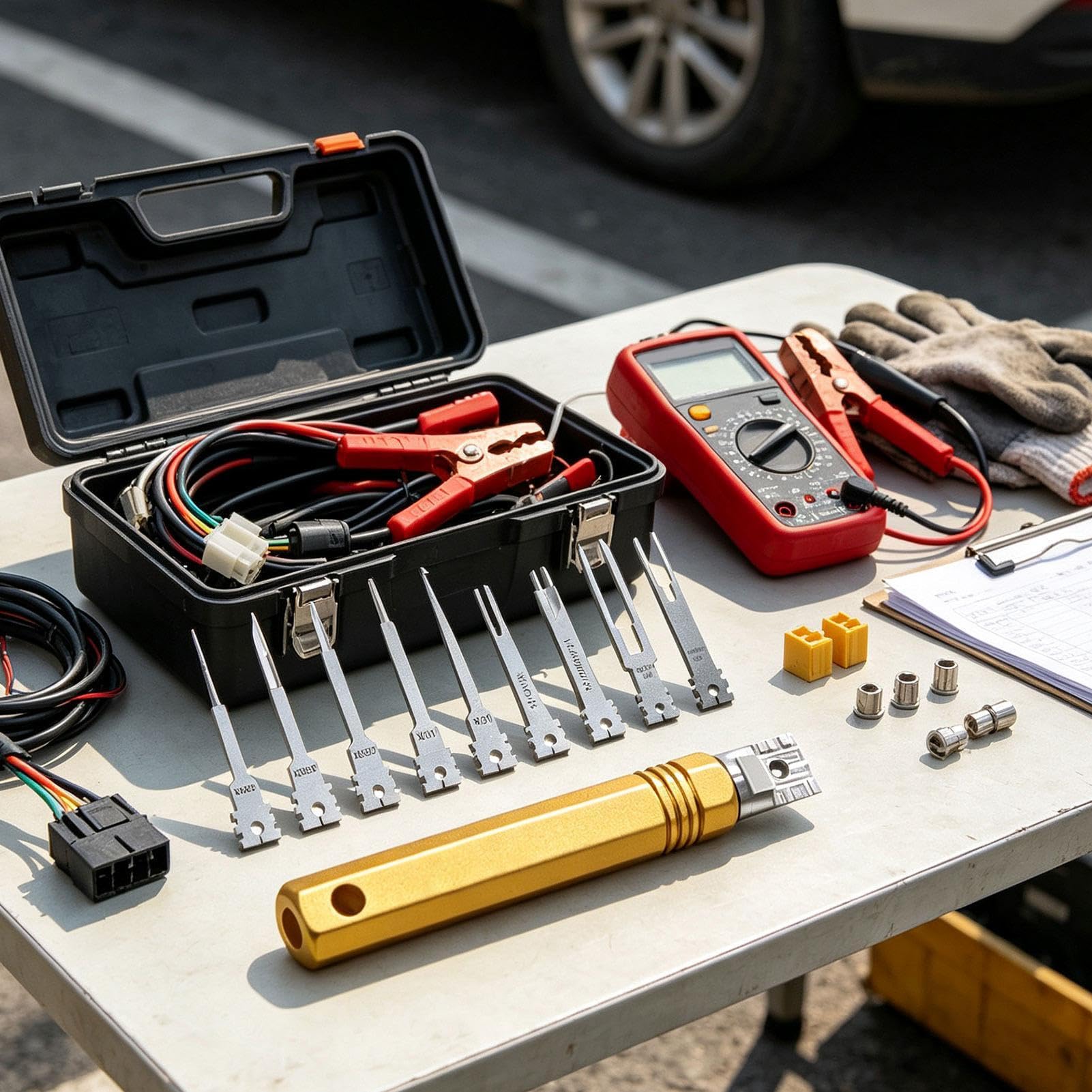 Kit de herramientas de extracción de terminales para coche
