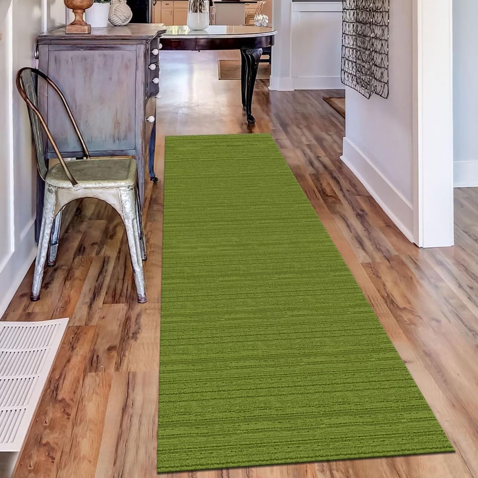 Tapijtloper Vloerkleed Anti-slip Keukentapijt Tapijten Wasbaar Woonkamer Slaapkamer per meter Haltapijt 80X350CM Lichtbruin rug runner Keukenloper Tapijtmatten Deurmatten Lopers Polyester Badmatten