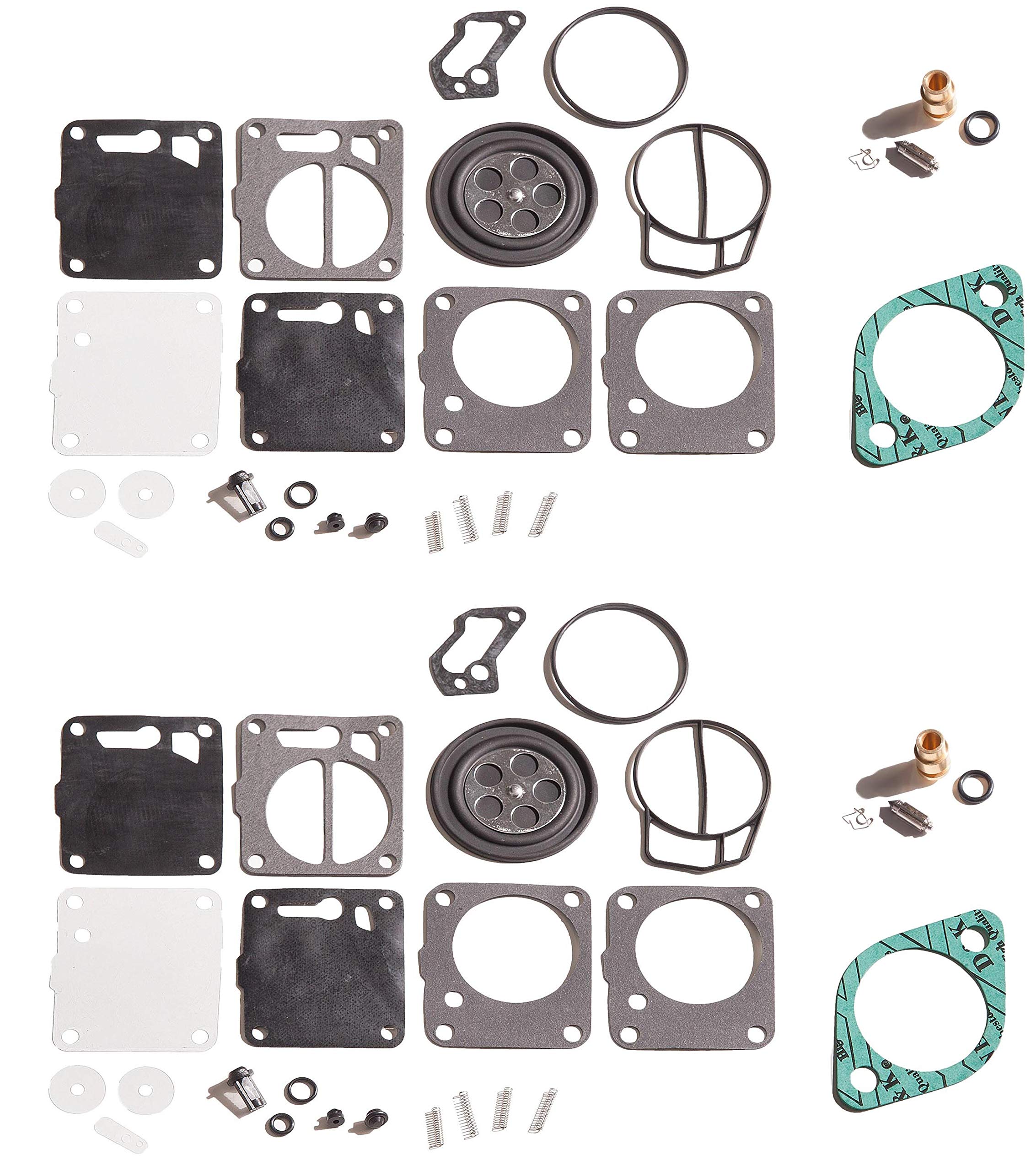 Amazon.com: Dual Carb Rebuild Kit with Needle Seat & Base
