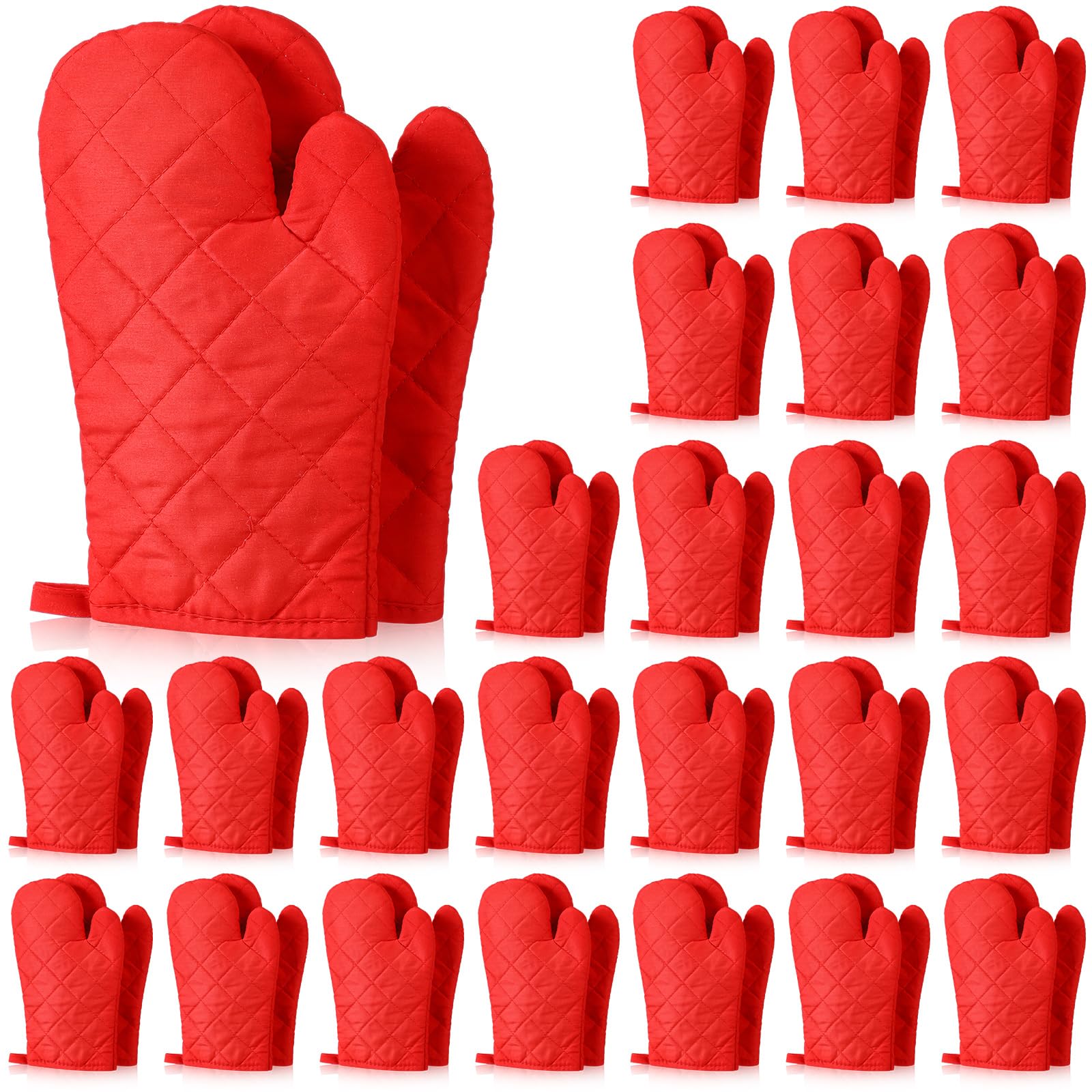 Amazon.com: Geyoga 12 Pairs Oven Mitts Heat Resistant Kitchen Oven ...