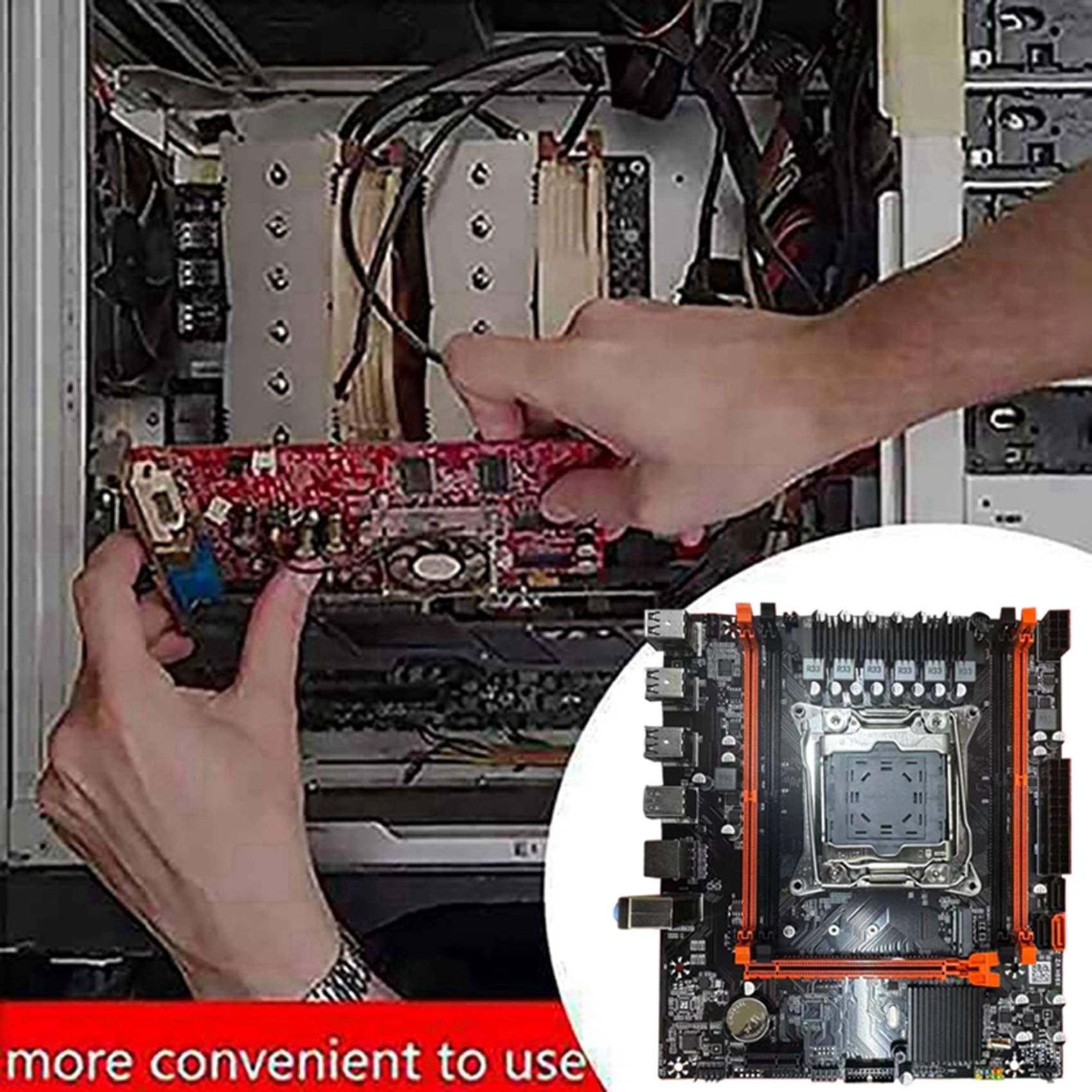 M. 2 PCIE SATA3.0 X99H płyta główna do komputerów stacjonarnych + procesor E5 2678 V3 B85 LGA2011-3 4X DDR4 REG ECC RAM gniazda X99 płyta główna do gier