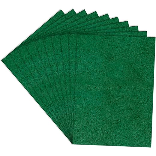 Lakeer A4 Dark Green Felt Sheets 2mm