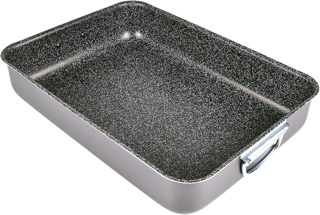 Alluflon Tradycja włoska forma lasagne, aluminium, czarna, 40 x 28 cm