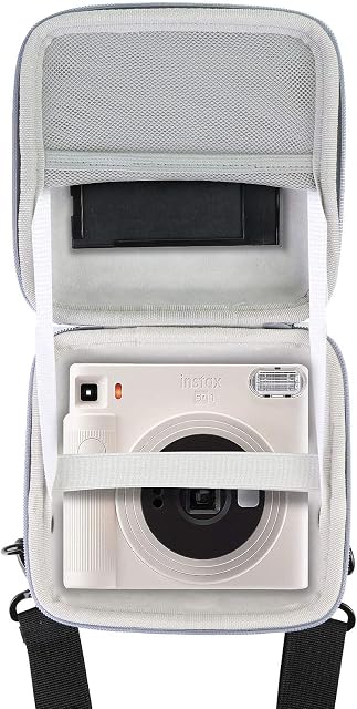 Hard Travel Case for Fujifilm instax SQUARE SQ1 instant camera by Aenllosi (White,only case)