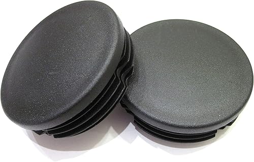 Tapa redonda de plástico de 3 pulgadas (para agujeros de 2 1116 a 2 78, incluyendo 2 34 pulgadas), cubierta para poste de valla de acero, tapón de