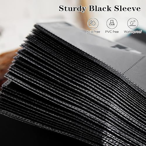 Miniatura 5 de Mublalbum Álbum de fotos pequeño de 4 x 6 pulgadas, 200 fotos, cubierta de lino, libro de fotos con 200 bolsillos horizontales para boda, familia,