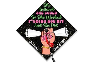 She Believed She Could, So She Did Cake Topper