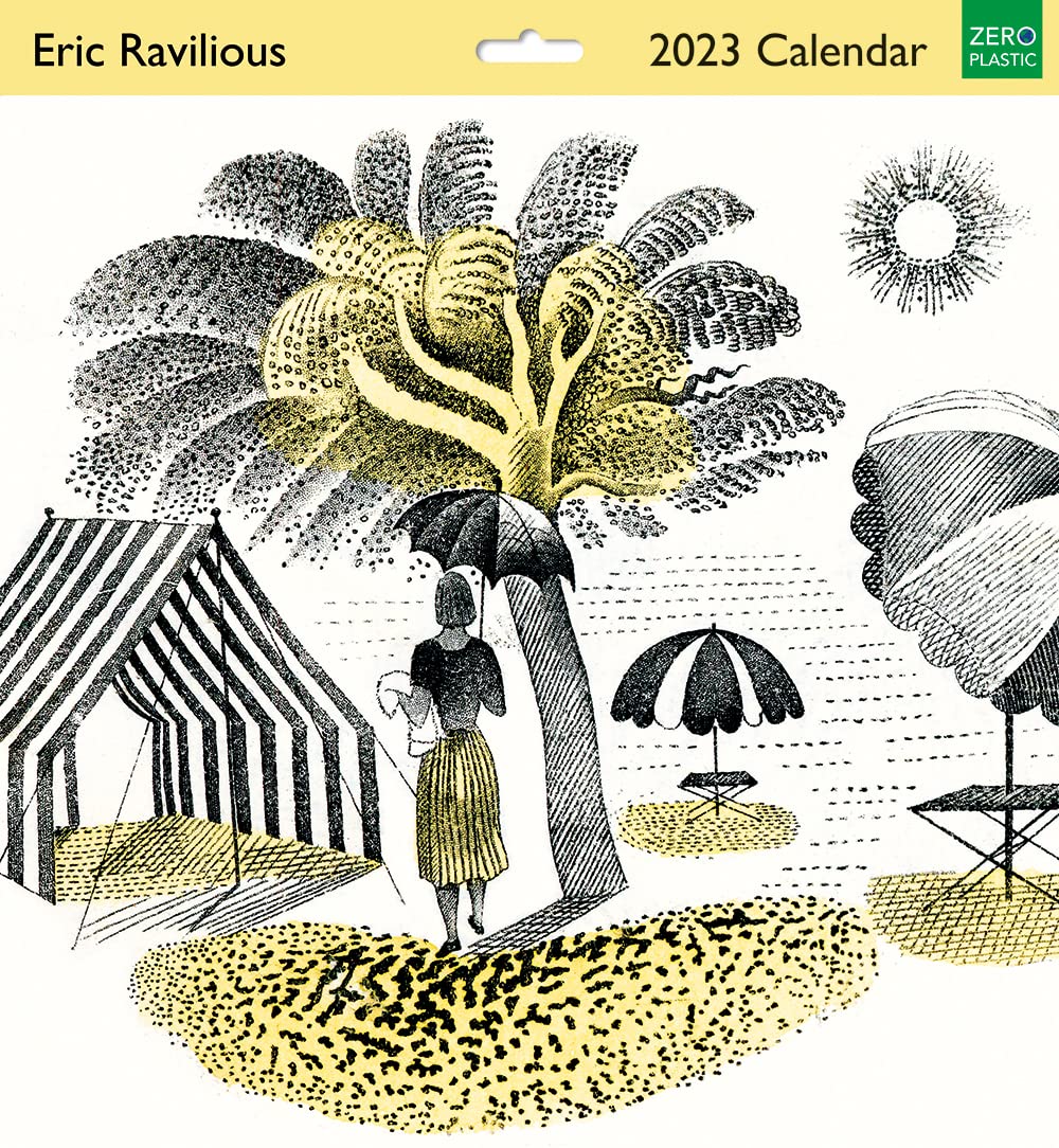 Museums & Galleries Eric Ravilious 2023 Art Wall Calendar