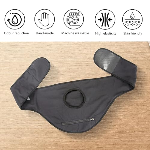 Miniatura 3 de Fundas para bolsa de colostomía para cinturón de ostomía para hombres y mujeres, funda de bolsa de ostomía para deportes y uso diario, bolsas