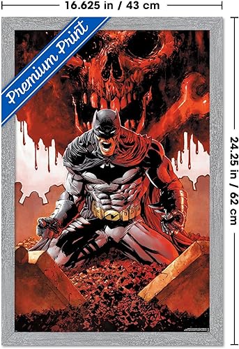 Miniatura 88 de Trends International DC Comics Batman - Póster de pared de Batman con huesos Paquete de póster y clip de alta calidad