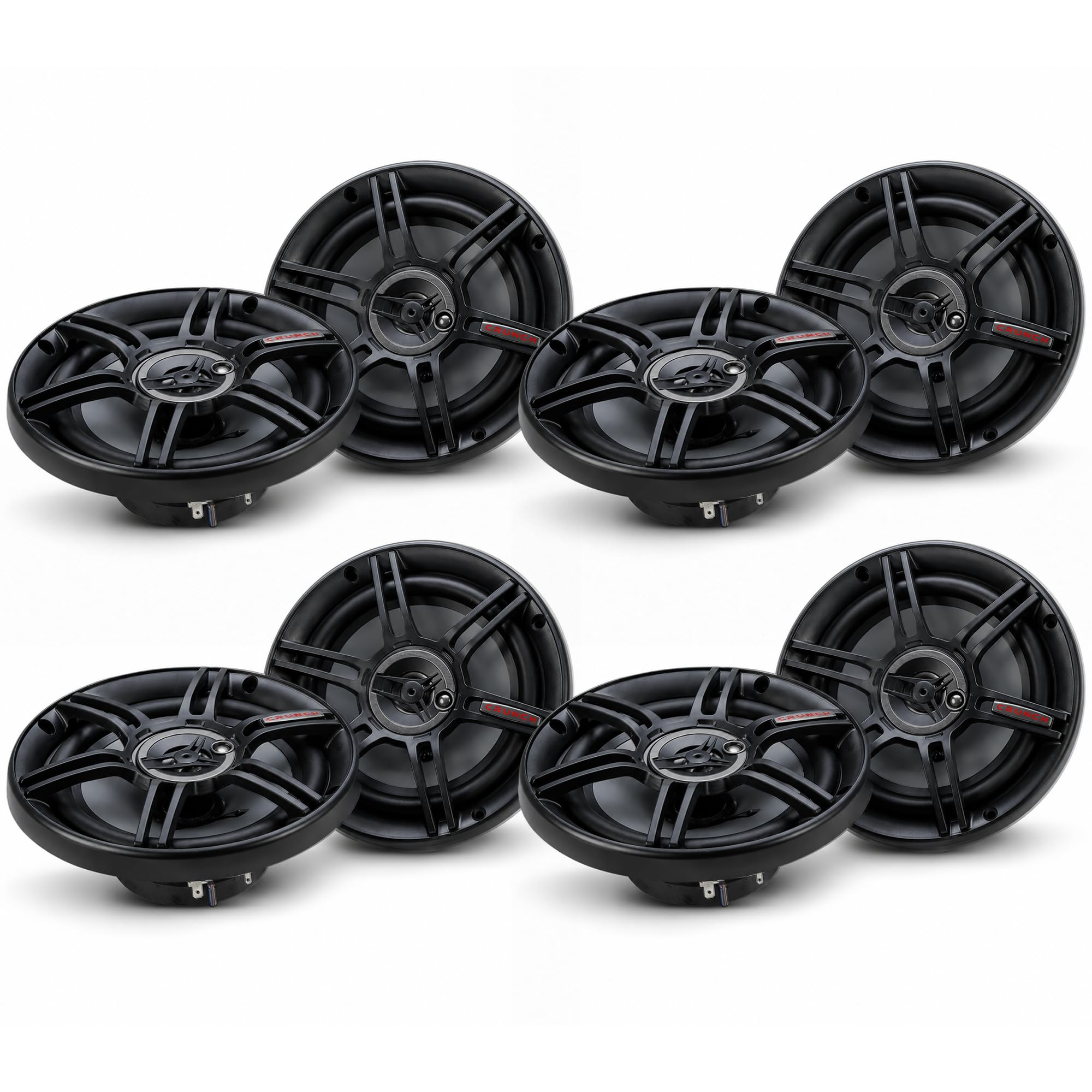 Amazon.com: Crunch CS-653 300 Watts 6.5-Inch 3-Way 4 Ohms Steel