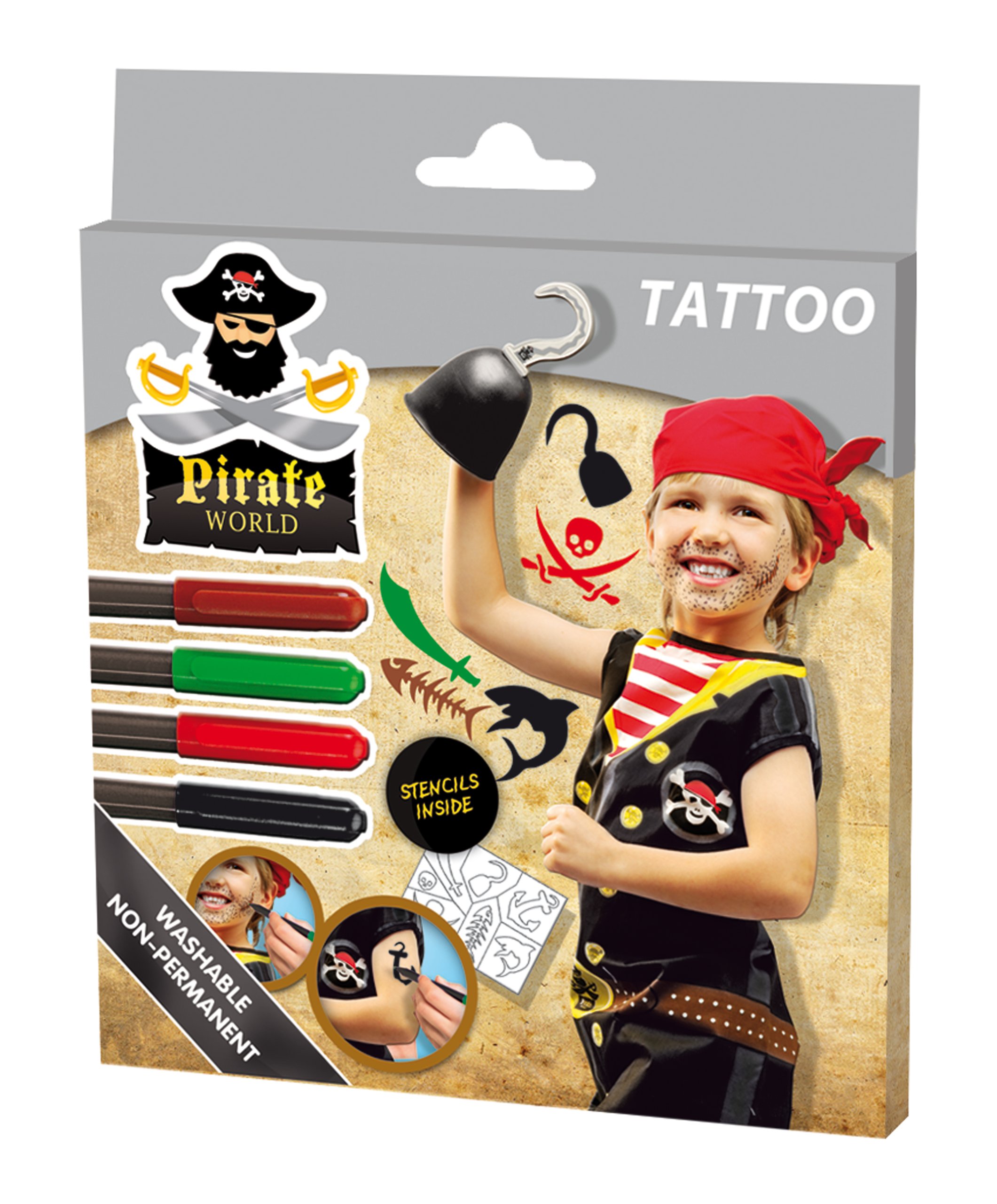 SES CreativePirate World Tatoo Pens