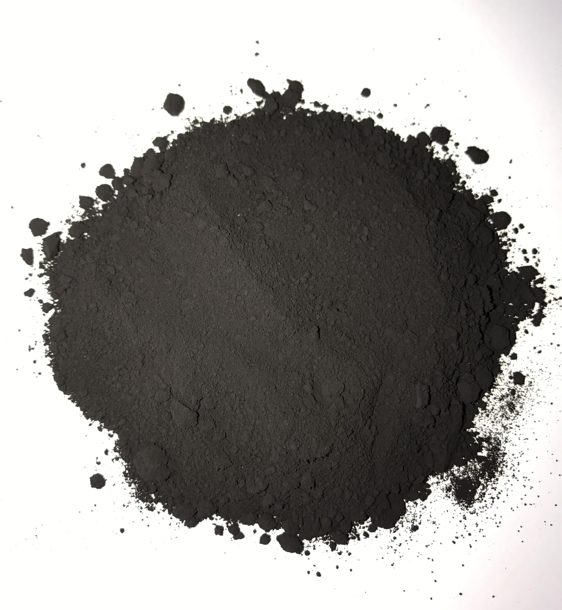 Pigmenti neri (25 kg), nero ossido, pigmento nero, polvere di colore nero ossido di ferro, qualità per professionisti, 25 kg
