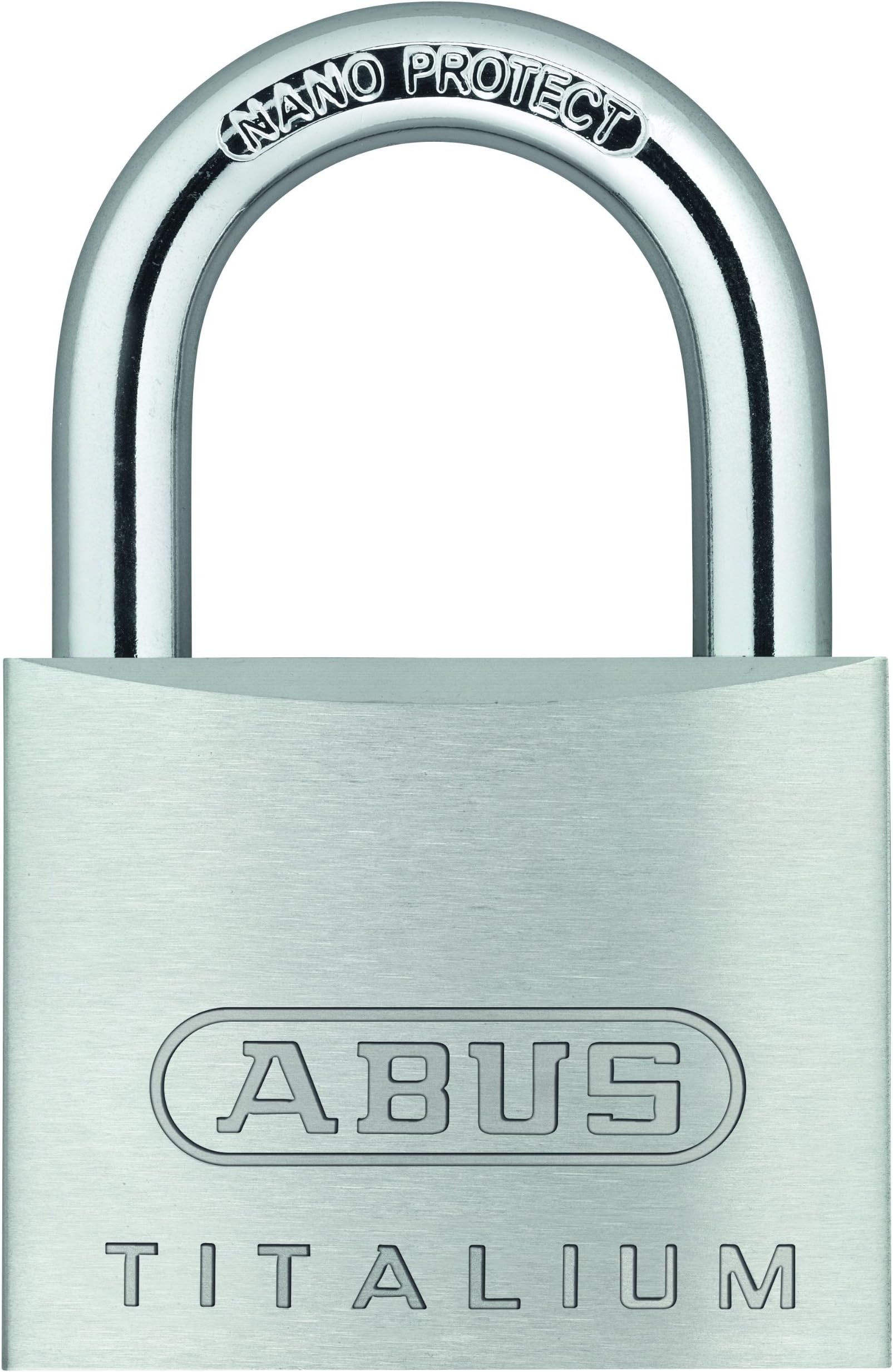 ABUS 80ti/50 Titalium Padlock - 50mm Aluminum Alloy Security Lock Keyed KA8012