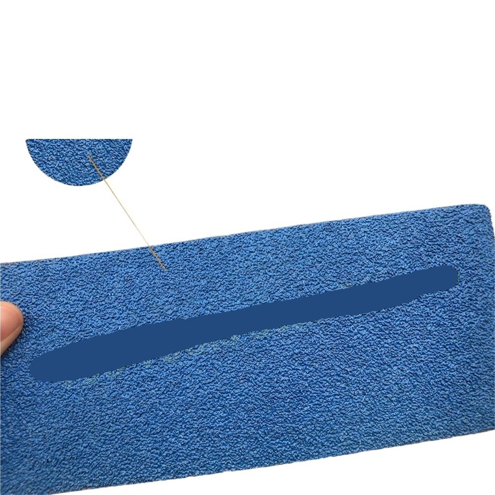 5 nastri abrasivi blu in corindone di zirconio, grana 40-P120, 915 x 100 mm, per levigatrice da banco, affilatura coltelli, metallo (80)
