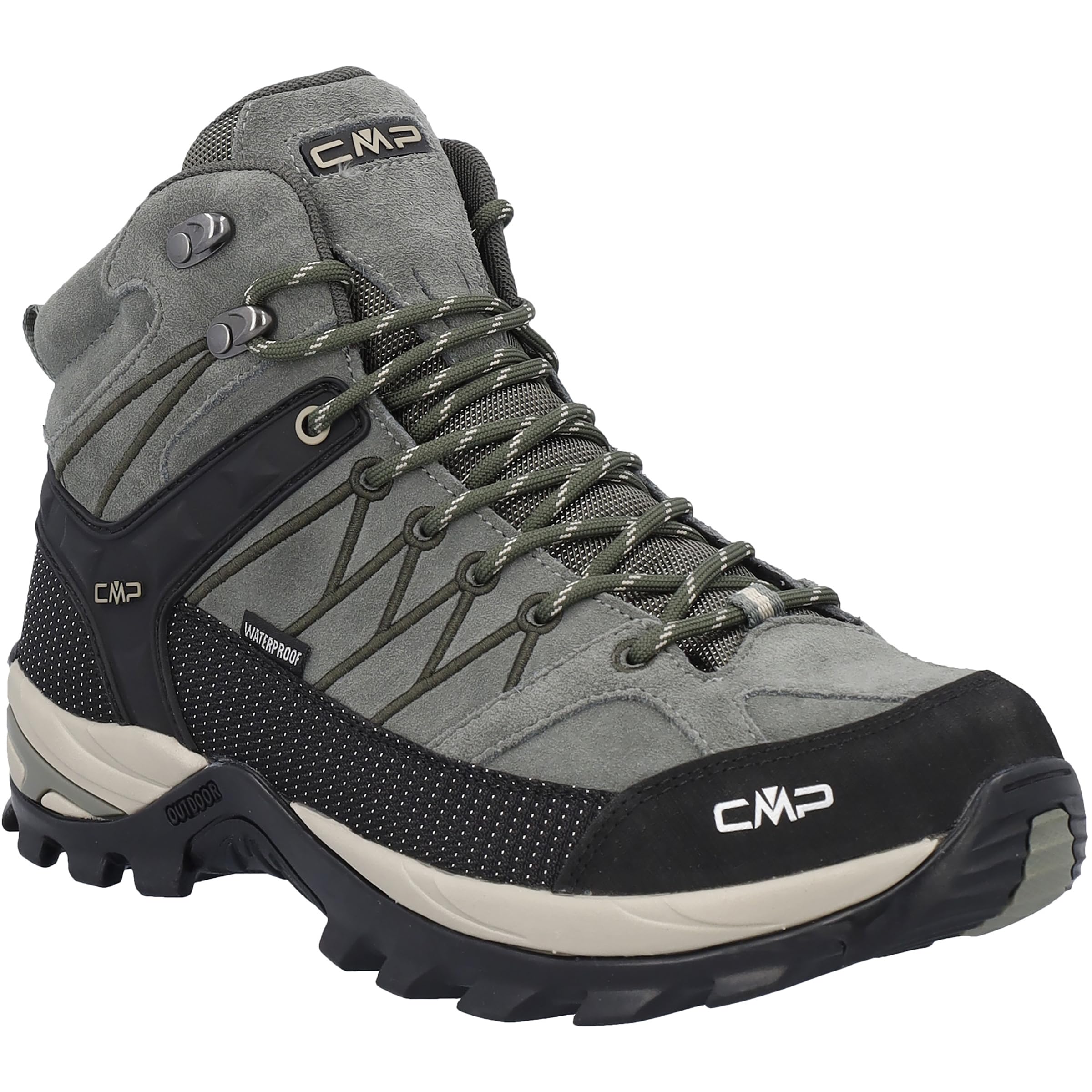 CMP Herren Rigel MID WP Schuhe, Avocado-Pine, 47