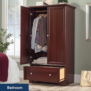 Sauder Palladia Armoire, Select Cherry finish