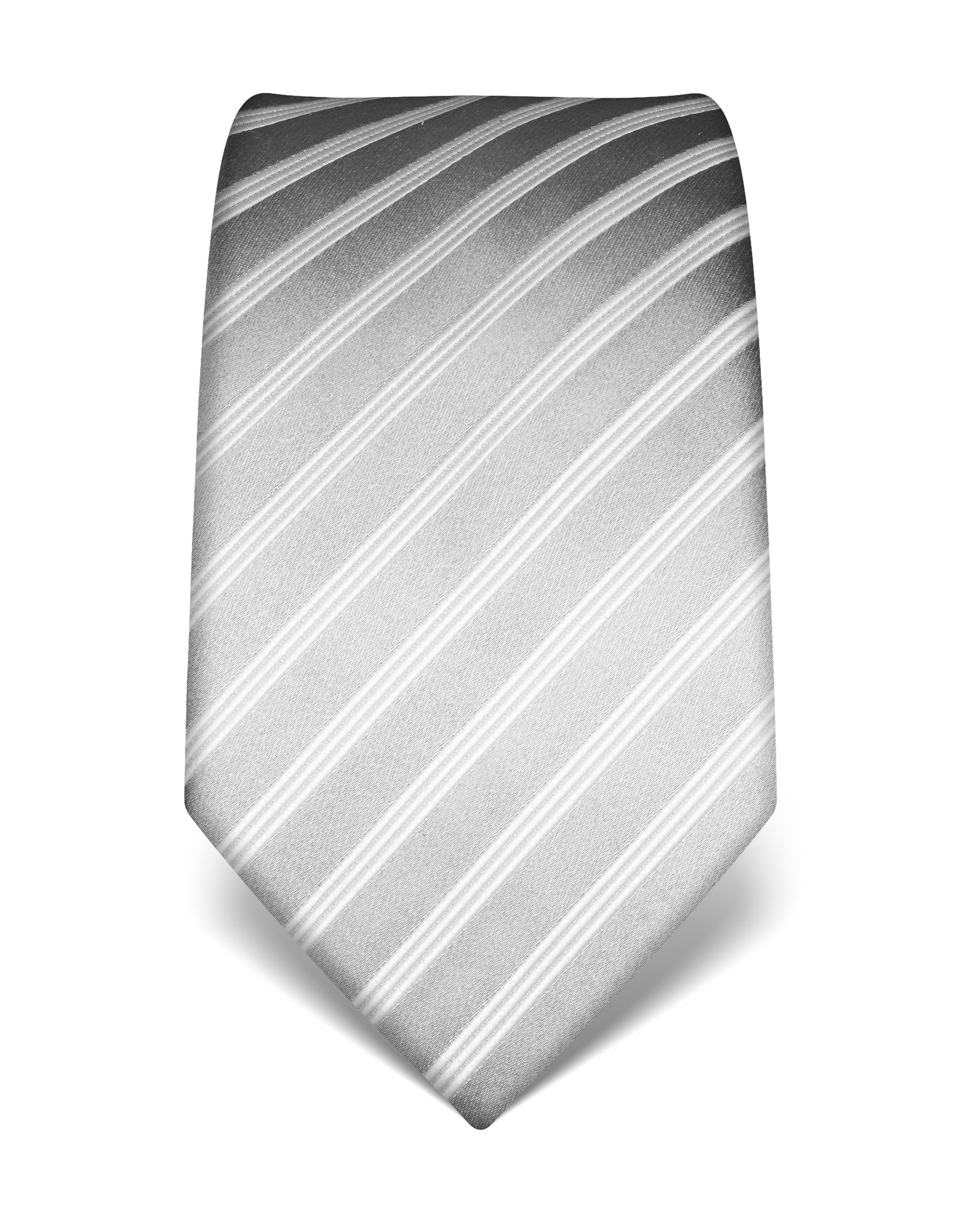Vincenzo Boretti Herren Krawatte reine Seide gestreift edel Männer-Design zum Hemd mit Anzug für Business Hochzeit 8 cm schmal/breit
