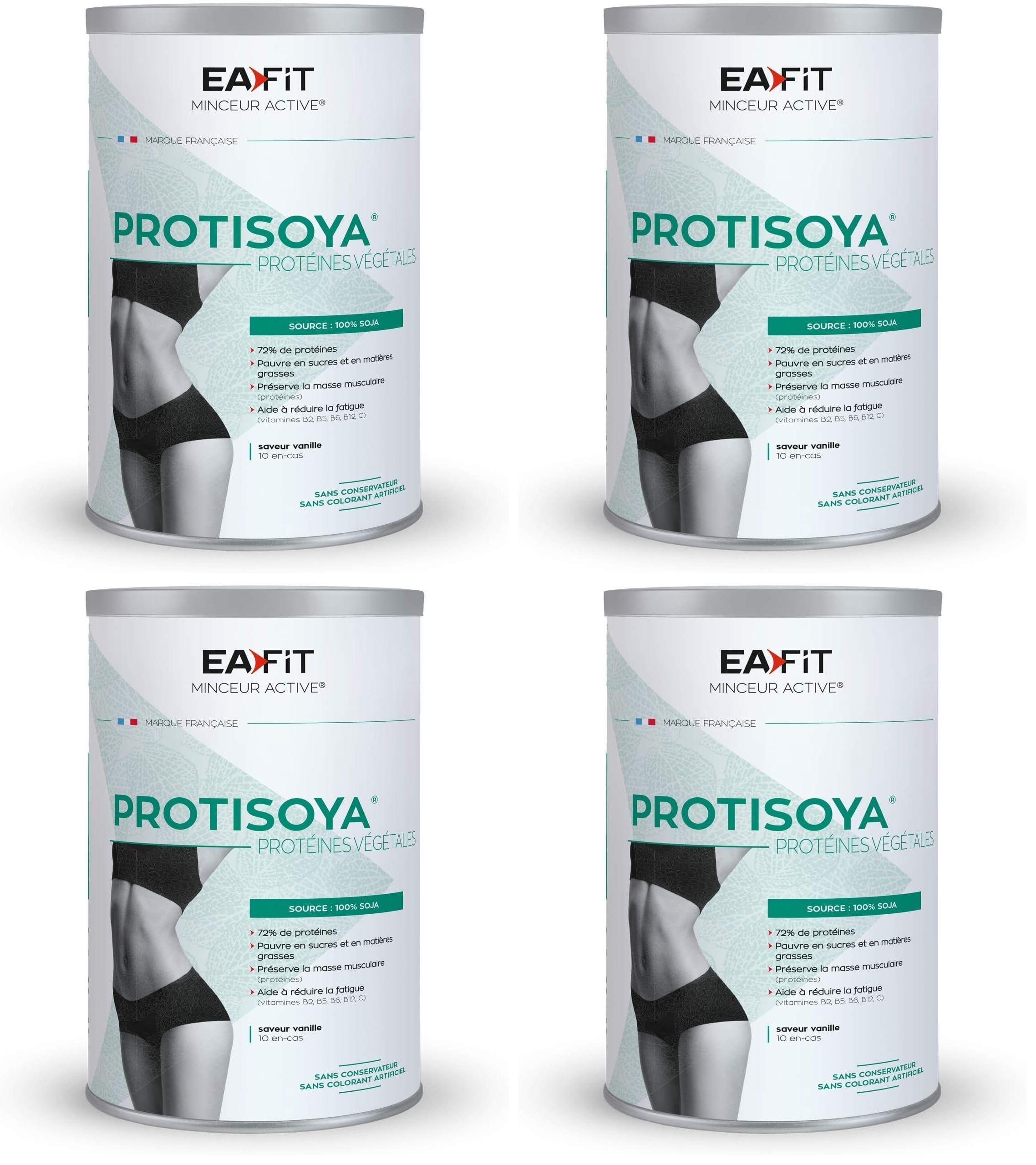 Protéine végétale pour préserver la masse musculaire : EAFIT PROTISOYA Vanille - 10