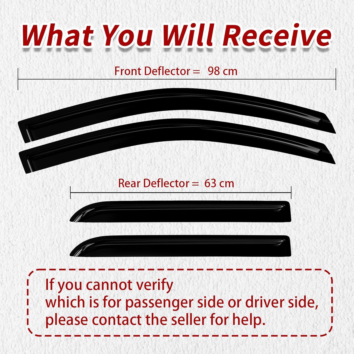 4PC Rain Guards for 2001-2005 Honda Civic Sedan Window Visors for 01-05 Vehicles w/ 4 Doors Deflectors Sun Shades Vent Tape On Out Channel