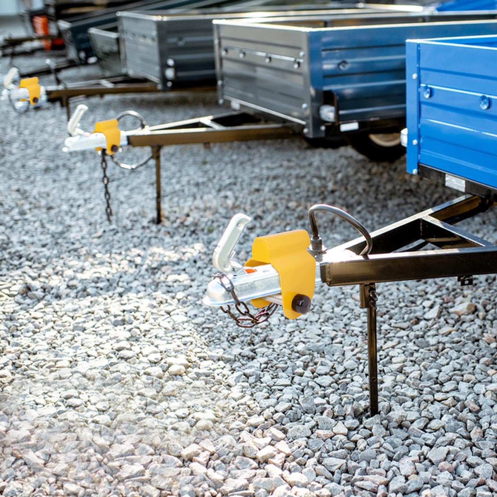 Deichselschloss kompatibel mit ALKO AK130 AK160 AKS1300 AKS2004 AKS3004 – Wohnwagen Diebstahlsicherung mit integrierter Antischlingerkupplung – Passend für Caravan, Anhänger & Wohnmobil