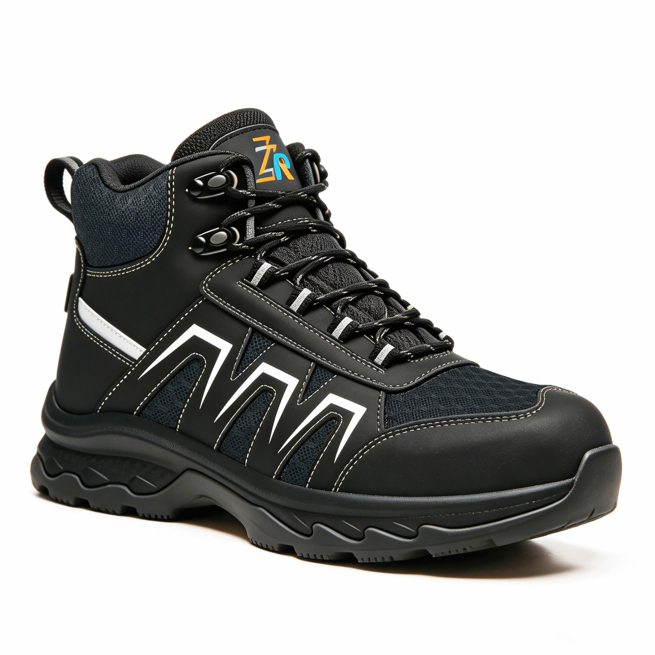 ZZR ESD Zapatos de Seguridad para Hombre S1P Zapatos de Trabajo Hombre Mujer Botas de Seguridad para Hombre SR Antideslizantes Zapatillas Hombre