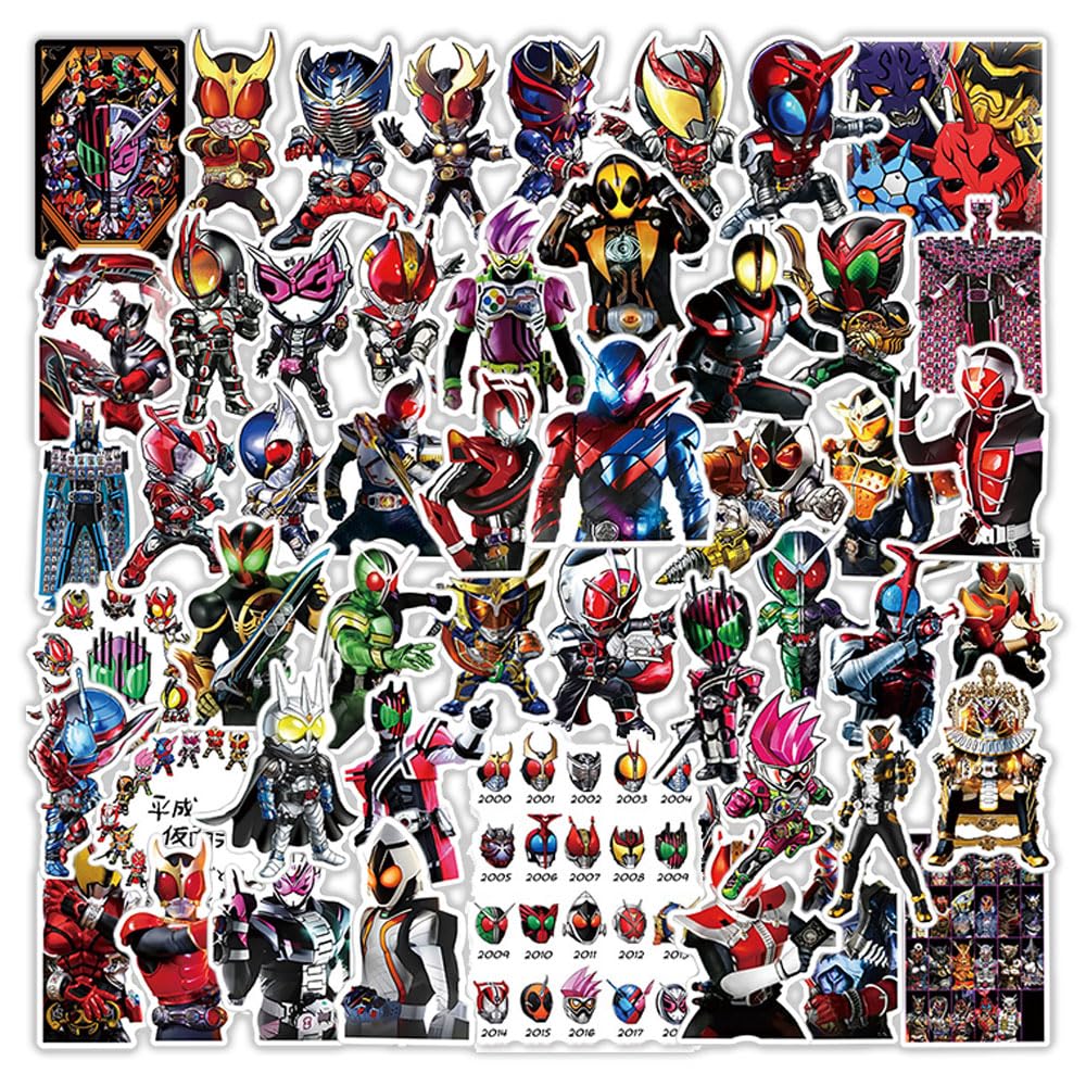 仮面ライダー50周年シール Amazon | ステッカー 防水シール 2/4/6枚セット スーツケース