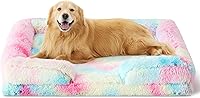 Vista 177 de Bedsure - Cama ortopédica pequeña para perros, sofá cama lavable para perros pequeños, espuma de soporte con funda extraíble y lavable, forro Verde