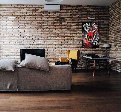 Miniatura 6 de Stranger Things - Temporada 4 - Póster de la serie de televisión (Hellfire Club Emblem/Logo) (tamaño: 24" x 36")