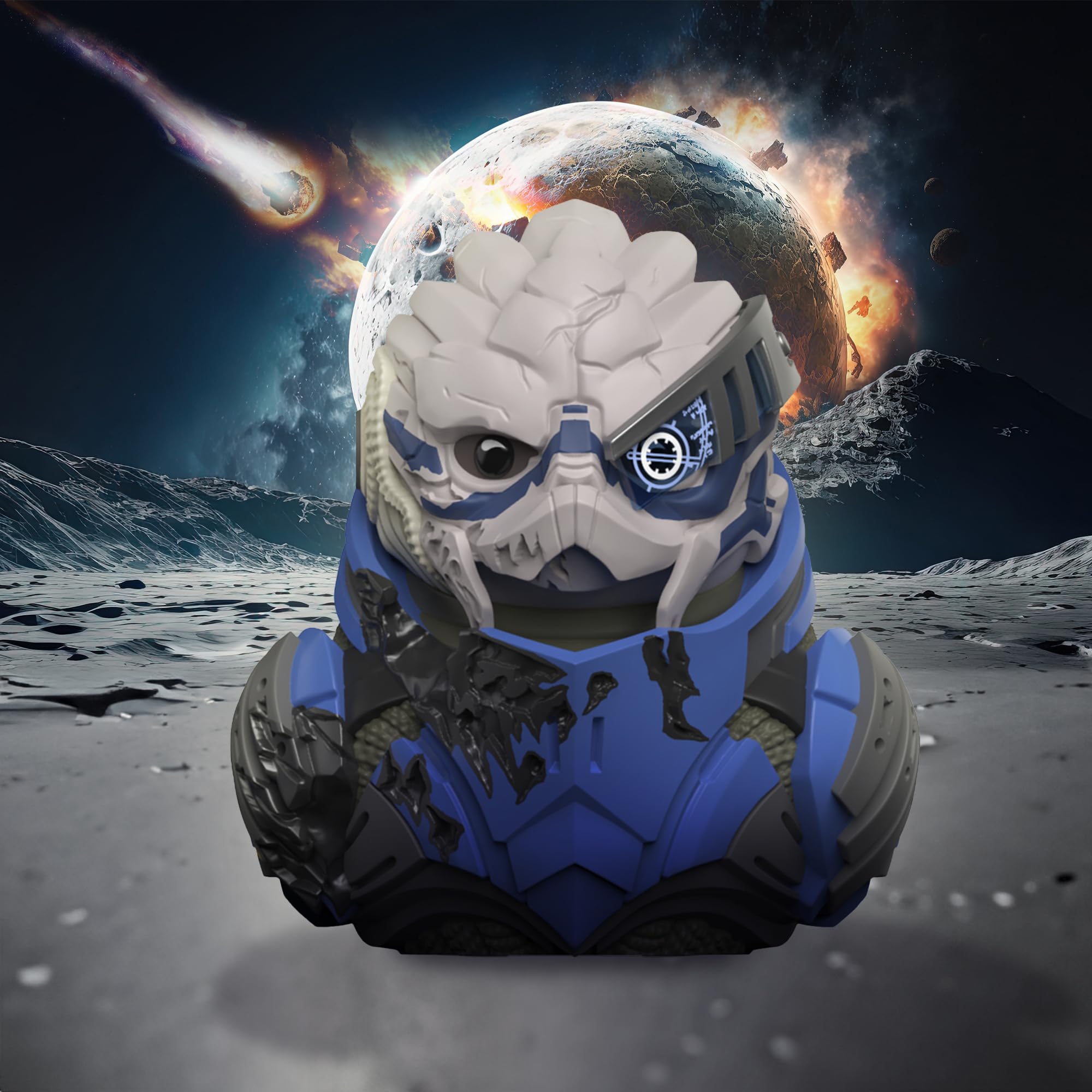TUBBZ Boxed Edition Garrus Collectible Vinyl Rubber Duck Figure - Official Mass Effect Merchandise - Sci-Fi Action FPS Video Games
