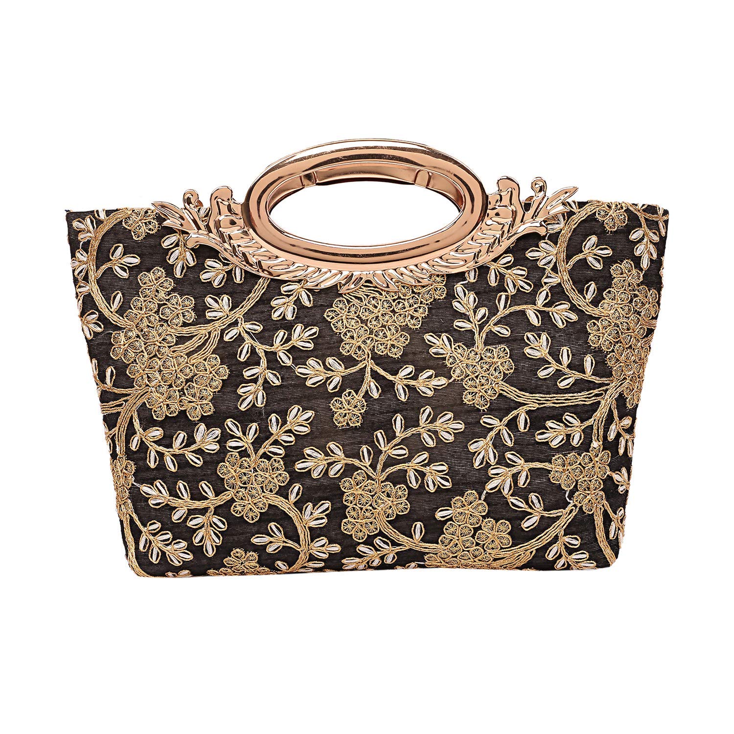 Heart Home Silk Clutch Ladies Handbag (Black) - CTHH11272 (B0864MM6DY) Amazon Price History, Amazon Price Tracker