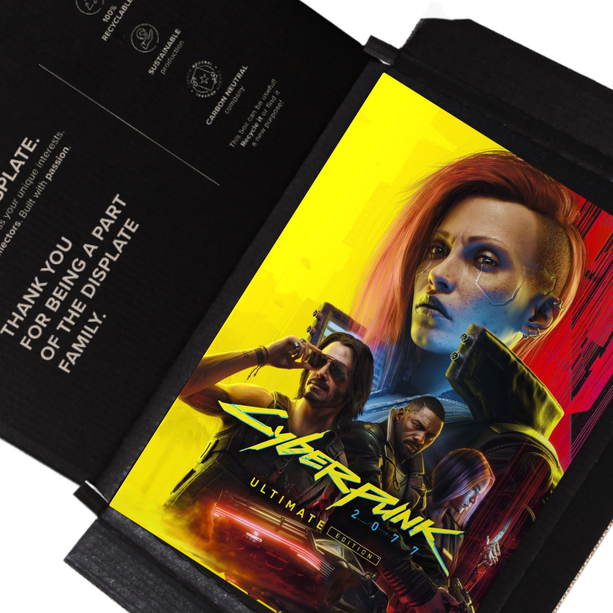 Amazon.com: Displate Cyberpunk Metal Poster Magnetic Mounting